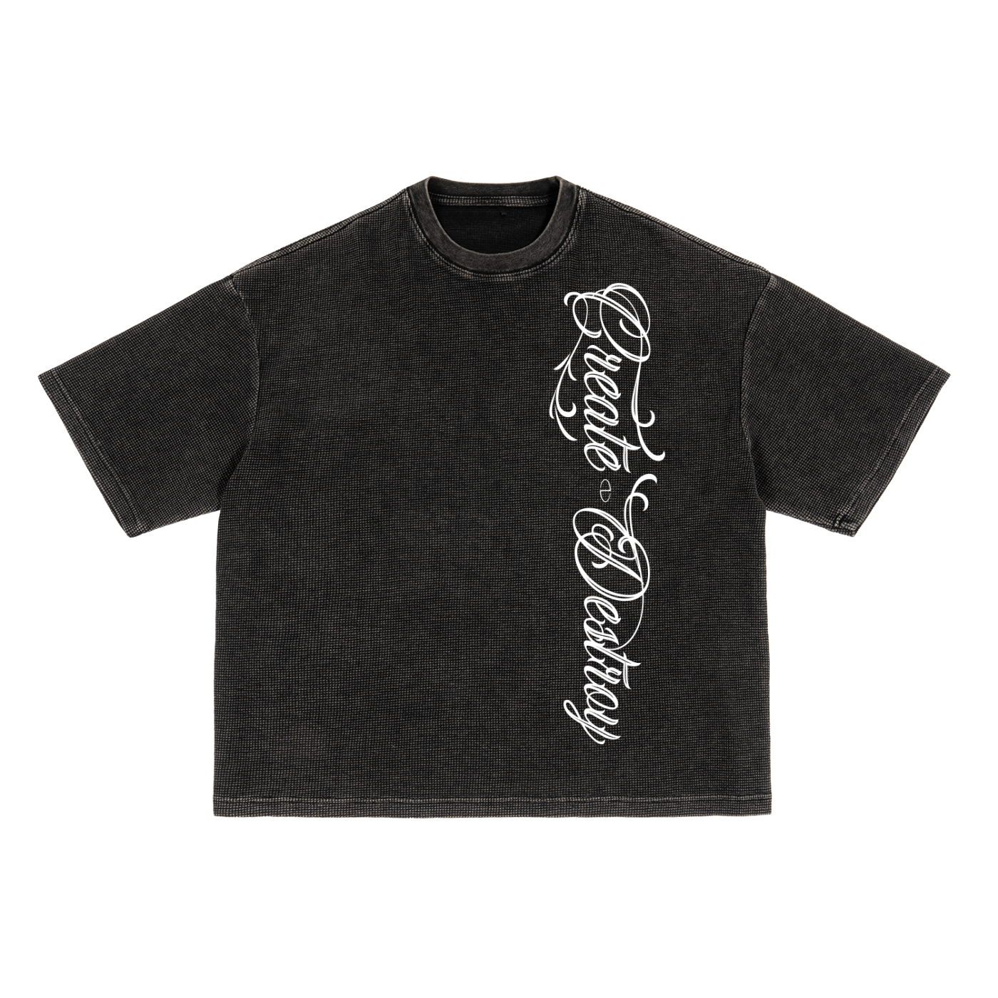 OB - Waffle Textured Boxy T-Shirt