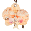 Handmade Orchid Keychain