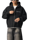 PEARLS - Full-Zip Boxy Hoodie